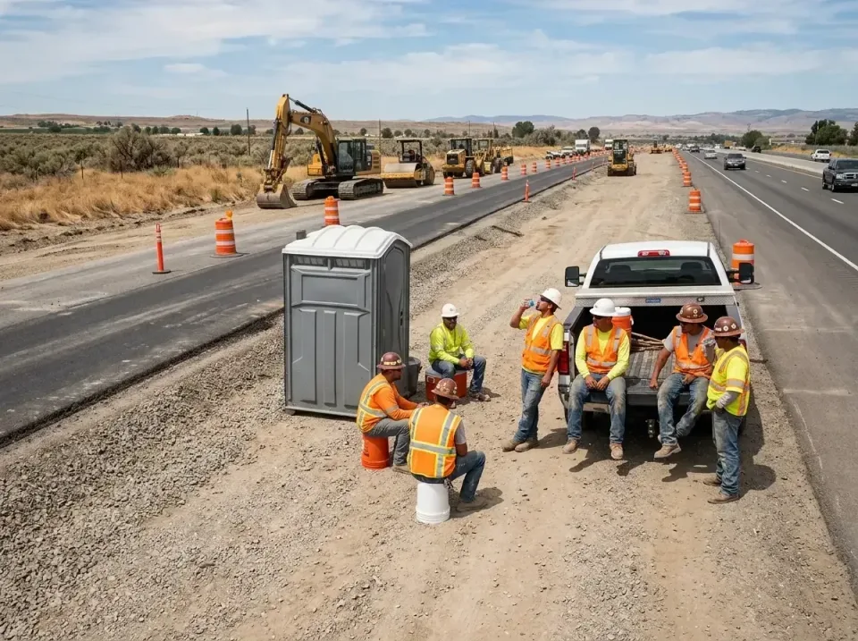 highway-road-construction-crew-007 — frequently asked questions, Porta Potty and Restroom Rentals in Carmel-by-the-Sea, CA